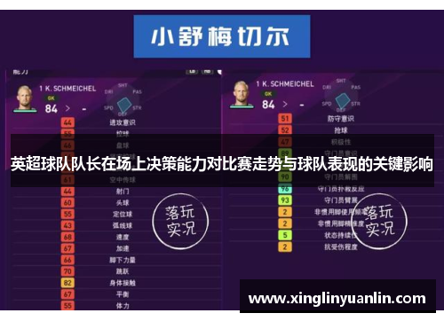 英超球队队长在场上决策能力对比赛走势与球队表现的关键影响